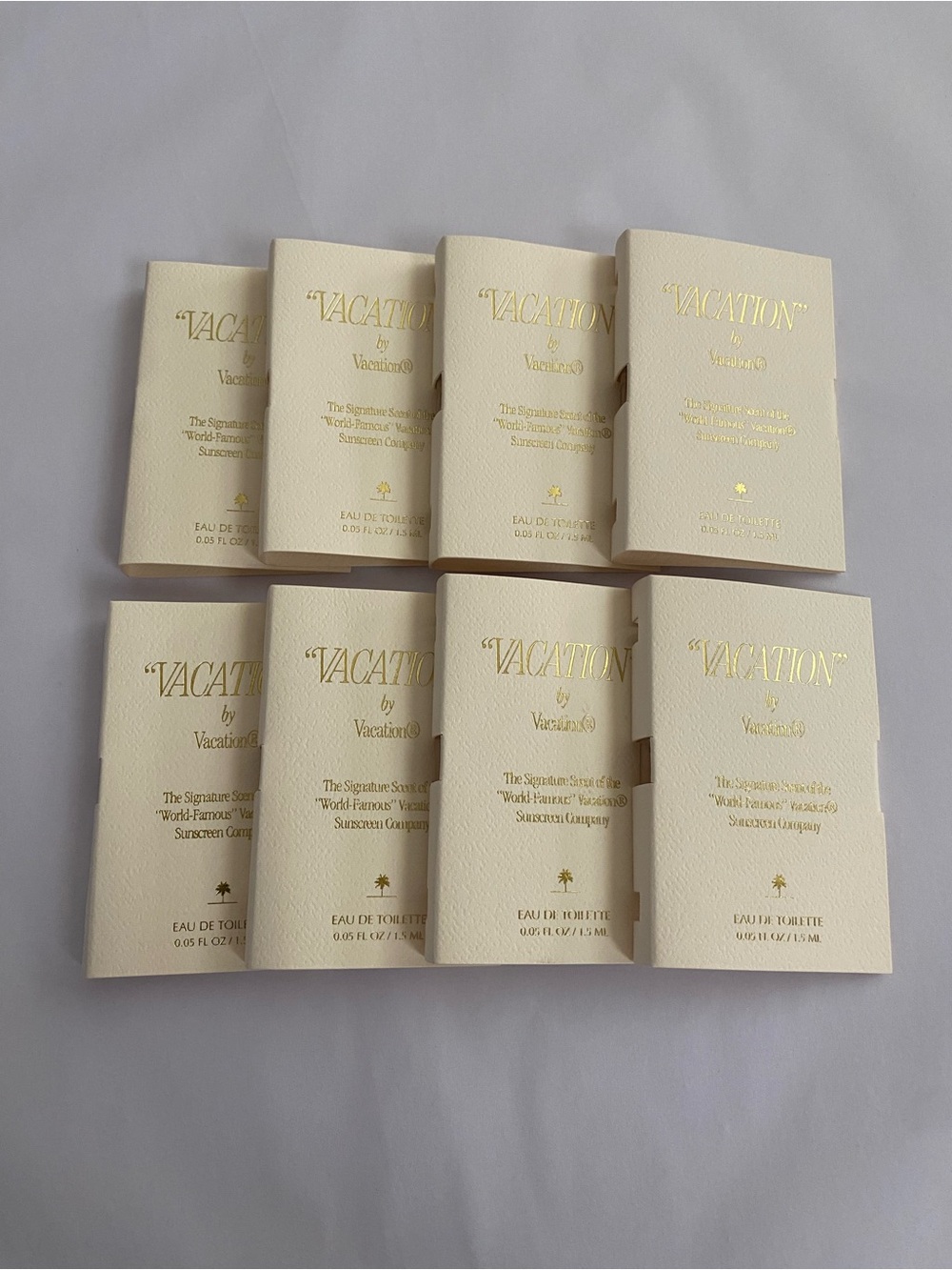 "VACATION" Eau de Toilette Samples